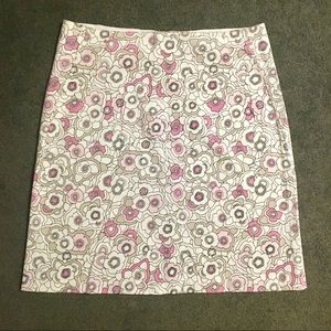 Tahari floral pencil skirt